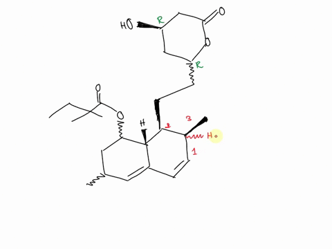 5-below-is-a-statin-simvastatin-used-for-treating-high-cholesterol-assign-the-stereochemical-configuration-of-the-selected-tetrahedral-carbon-chiral-centers-r-s-or-n-not-a-chiral-center-and-34364