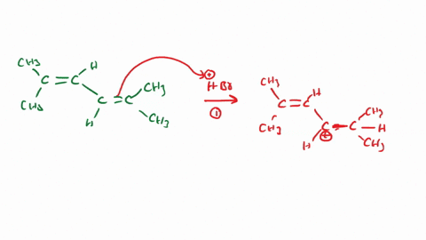 3-18-a-10-reaction-of-compound-a-below-with-hydrogen-bromide-converts-it-to-a-mixture-of-two-products-draws-the-chemical-structures-of-these-two-products-in-the-spaces-provided-write-the-ste-63907