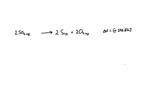 given-the-following-reactions-and-their-associated-enthalpies-1-ss-o2g-so2g-h-2968-kj-2-2ss-3o2g-2so3g-h-7920-kj-calculate-the-enthalpy-of-the-following-reaction-2so2g-o2-2so3-03529