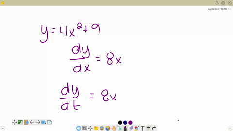 3-3-points-details-my-notes-larcalcet7-37007-a-point-is-moving-along-the-graph-of-the-given-function-at-the-rate-d-x-d-t-find-d-y-d-t-for-the-given-values-of-x-y4-x29-fracd-xd-t5-text-centimeters-per