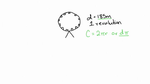 the-diameter-of-a-gigantic-ferris-wheel-is-185-meters-if-a-man-rides-a-ferris-wheel-for-one-revolution-find-how-far-he-travels-give-the-exact-answer-and-the-approximation-using-314-for-pi-40044