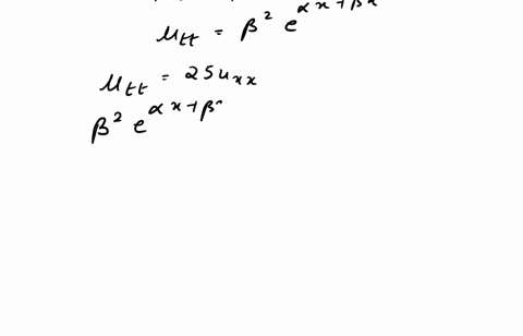 1-point-we-wish-to-solve-the-pde-utt-25uxx-tc-x-c-t-0-guess-solutions-of-the-form-u-eaxtbt-find-a-relationship-between-and-b-suppose-you-know-ux0-ex-there-are-exactly-two-solutions-of-the-ab-79982