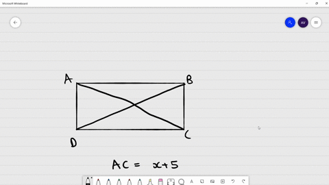 in-quadrilateral-abcd-ac-x-5-and-bd-2x-12-for-what-value-of-x-is-abcd-a-rectangle-kanan-for-what-value-of-x-is-abcd-a-rectangle-iype-our-ansier-49846