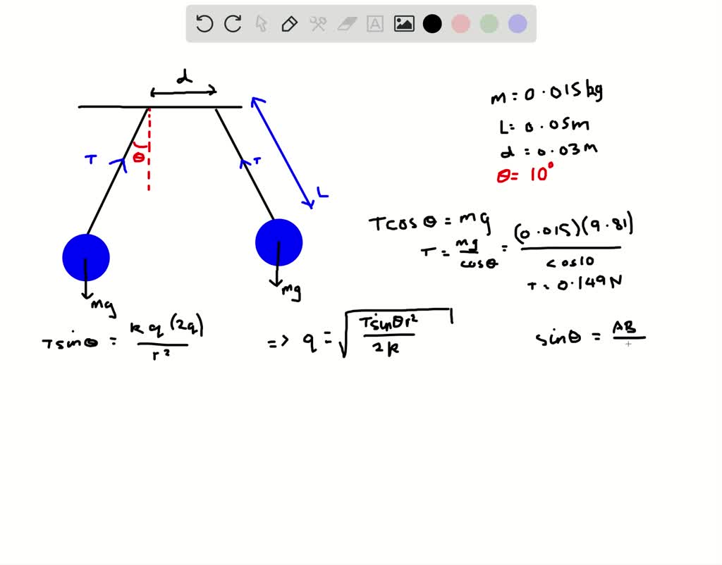 SOLVEDTwo hard rubber spheres, each of mass m=15.0 \mathrm{g} are