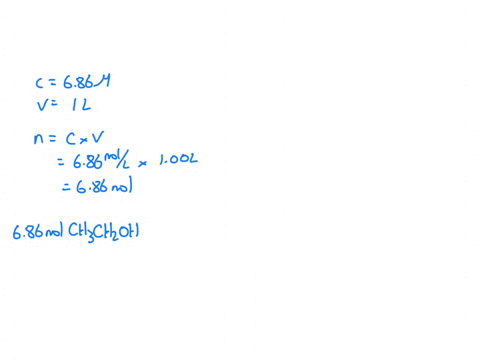 how-many-grams-of-ethanol-should-you-dissolve-in-water-to-make-100-l-of-vodka-which-is-an-aqueous-solution-that-is-686-m-ethanol-using-the-density-of-ethanol-0789-gmlcalculate-the-volume-of-57564