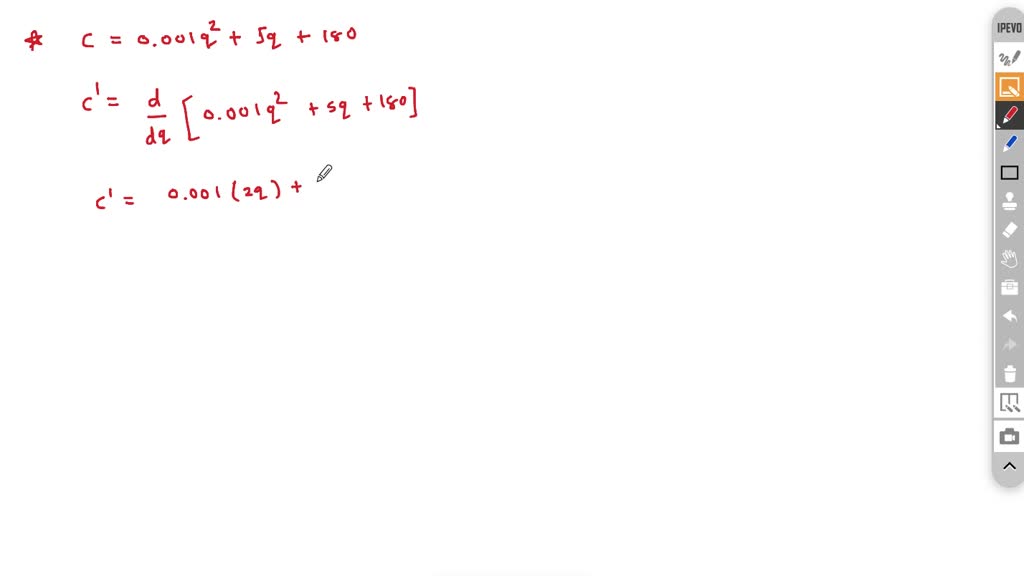 SOLVED: Suppose the total cost of producing q units of some commodity ...