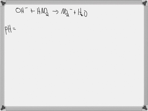 consider-a-titration-of-350ml-of-0600m-hno2-a-weak-acid-which-contains-00210-moles-of-hno2-with-0450m-koh-a-strong-base-determine-the-ph-of-the-solution-after-120ml-of-koh-000540-moles-of-oh-79112