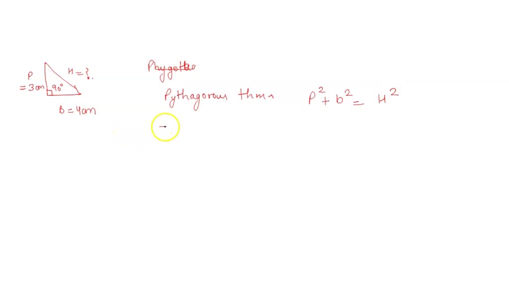 the base of right angle triangle is 48 cm