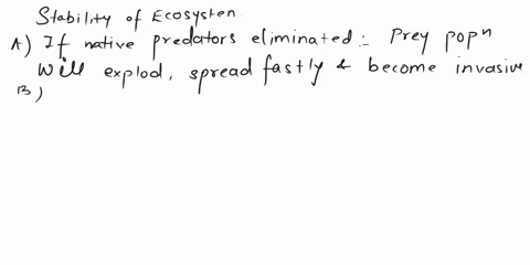 73humans-have-learnedor-at-least-we-can-hope-they-have-by-trial-and-error-that-stability-of-an-ecosystem-can-be-affected-if-anative-predators-are-eliminated-bforeign-species-are-introduced-i-81726