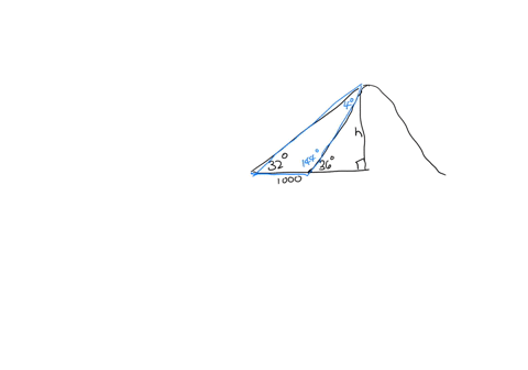 to-estimate-the-height-of-a-mountain-above-a-level-plain-the-angle-of-elevation-to-the-top-of-the-mountain-is-measured-to-be-32-one-thousand-feet-closer-to-the-mountain-along-the-plain-it-is-68559