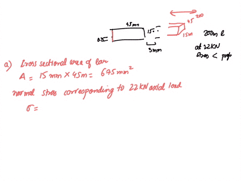 at-an-axial-load-of-22-kn-a-45-mm-wide-x-ls-mm-thick-polyimide-polymer-bar-elongates-30-mm-while-the-bar-width-contracts-025-mm-the-bai-is-ioo-mmlong-at-the-22-ld-load-the-stress-in-the-poly-47115