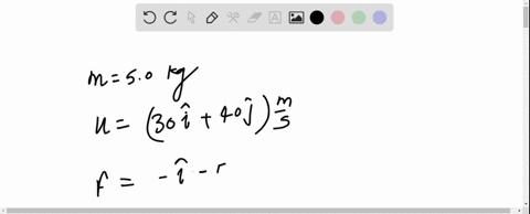 a-body-of-mass-5-kg-starts-from-the-origin-with-an-initial-velocity-of-u30i40jms-a-constant-force-of-fi5jn-acts-on-the-body-find-the-time-in-which-the-y-component-of-the-velocity-becomes-zero