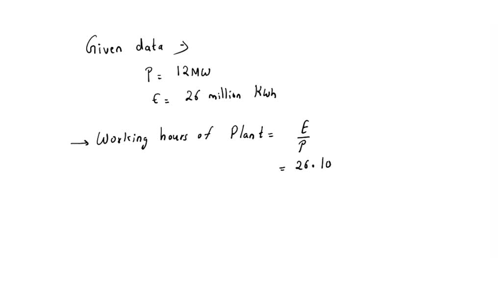 If a power plant is rated at 2000 MW output and operates (on