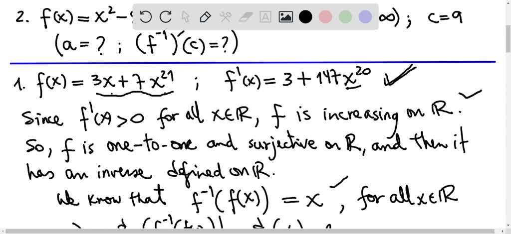 SOLVED: point) For each of the given functions f (x), find the ...