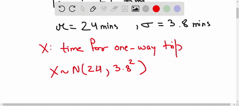 a-lawyer-commutes-daily-from-his-suburban-home-to-his-midtown-office-the-average-time-for-a-one-way-trip-is-24-minutes-with-a-standard-deviation-of-38-minutes-assume-the-distribution-of-trip-times-to-
