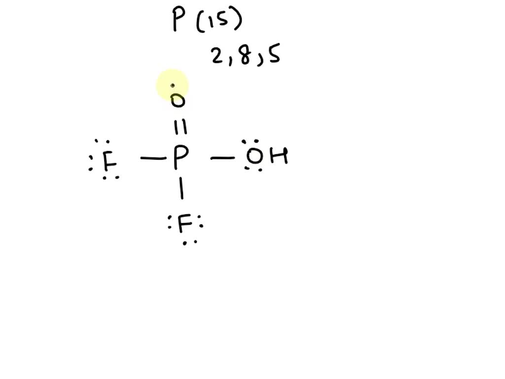 SOLVED: Draw the Lewis structures of the acid HPO2F2 and its anion ...