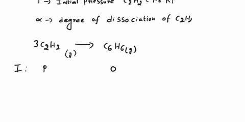 a-sample-of-c2h2-g-has-a-pressure-of-78-kpa-after-some-time-a-portion-of-it-reacts-to-form-c6h6-g-the-total-pressure-of-the-mixture-of-gases-is-then-39-kpa-assume-the-volume-and-the-temperat-09215