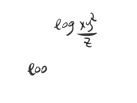 which-of-the-following-is-equivalent-to-log-xy2z-a-log-x-2-log-y-log-z-b-log-x-2-log-y-log-z-c-log-z-log-x-2-log-y-d-2-log-xy-log-z-e-log-z-2-log-xy