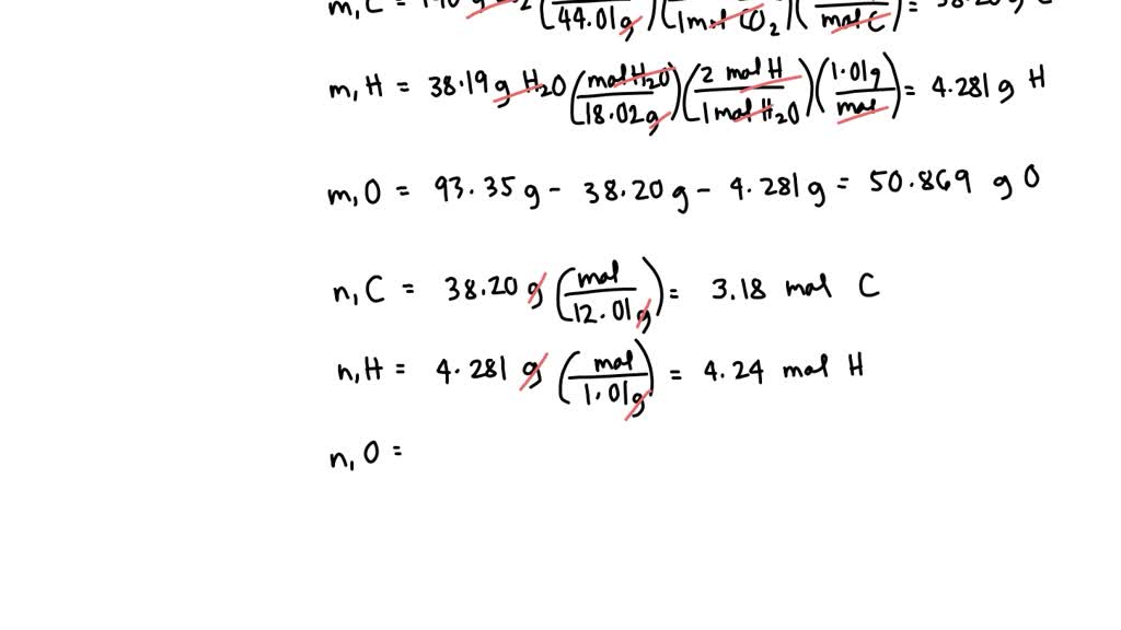 SOLVED: A compound contains only carbon, hydrogen, and oxygen ...