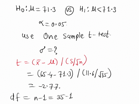 you-wish-t0-test-the-following-claim-ha-at-a-significance-level-of-a-005-hoh-713-hap-713-you-believe-the-population-is-normally-distributed-but-you-do-not-know-the-standard-deviation-you-obt-10591