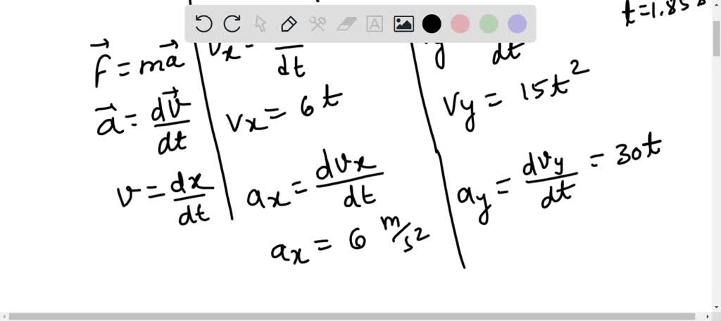 SOLVED: A 3.05-kg object is moving in a plane, with its x and y ...