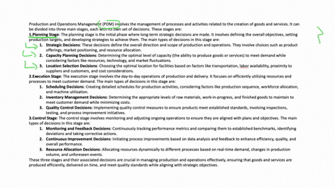 what-are-the-3-different-stages-of-production-and-operations-management-involving-three-main-types-of-decisions
