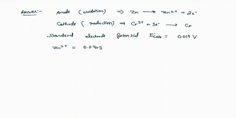 consider-a-galvanic-electrochemical-cell-constructed-using-crcr3-and-znzn2-at-25-c-the-following-half-reactions-are-provided-for-each-metal-cr3aq-3-e-crs-ered-0744-v-zn2aq-2-e-zns-ered-0763-84171