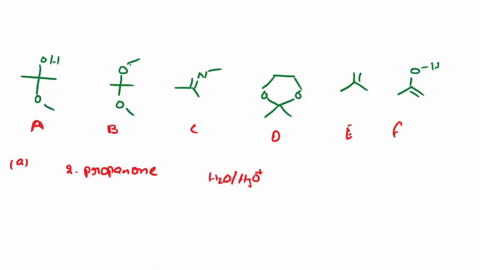from-the-structures-above-select-the-compounds-with-the-following-properties-the-compound-which-would-not-yield-2-propanone-when-treated-with-hzohzot_-b-the-compound-which-would-yield-2-prop-30946