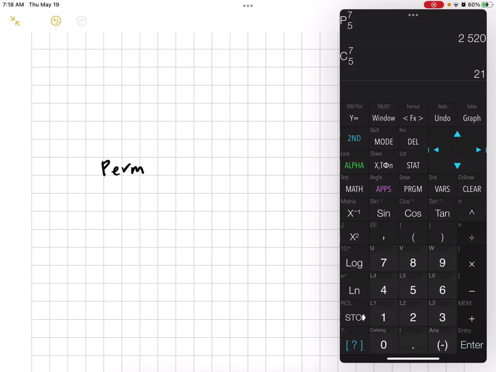 SOLVED Using the combination (nCr) formula, calculate the number of of