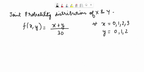 ifthe-joint-probability-distribution-of-xand-y-is-given-by-f6y-forx-0123-andy-012-find-px-3y-2-px-3y-1-py-y-px-y-3-06132
