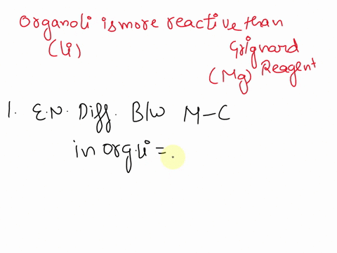 can-you-explain-why-organolithium-reagents-are-more-reactive-than-grignard-reagents-i-want-to-know-the-reason-for-any-one-57924