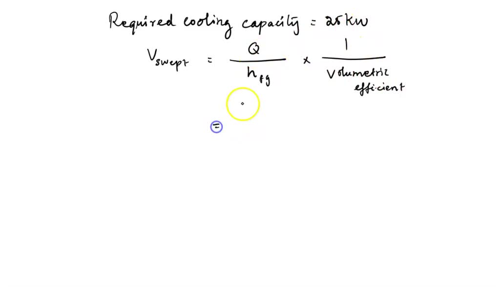 SOLVED A refrigerating plant operating with a reciprocating compressor