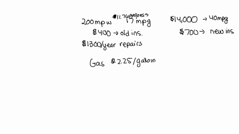 you-currently-drive-200-miles-per-week-in-a-car-that-gets-17-miles-per-gallon-of-gas-you-are-considering-a-purchase-of-a-new-fuel-efficient-car-for-14000-after-trade-in-on-your-current-car-t-39257