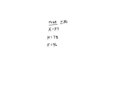 a-sample-of-69-students-has-a-mean-weight-of-57-kg-find-the-z-score-of-a-sample-from-a-population-with-a-mean-weight-of-78-kg-and-a-standard-deviation-of-96-kg