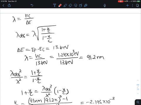 calculate-the-velocity-of-a-star-moving-relative-to-the-earth-if-you-observe-a-wavelength-of-910-nm-70503