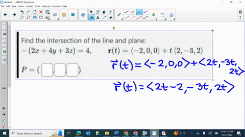 find-the-intersection-of-the-line-and-plane-beginarrayl-2-x4-y3-z4-quad-mathbfrtlangle-200rangletlangle-2-32rangle-psquare-endarray