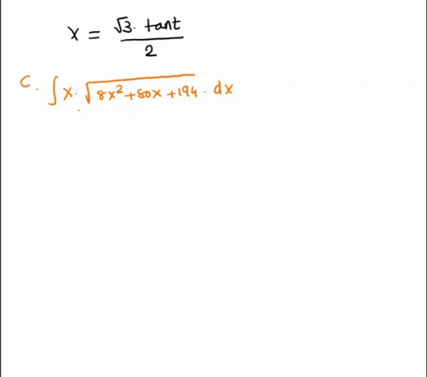 point-for-each-of-the-following-integrals-find-an-appropriate-trigonometric-substitution-of-the-form-x-ft-to-simplify-the-integral-fx4-7_-dx-x-sqrt7sect-2-dx-v8r2-6-x-sqrt3tant-xvsx-80x-194-65184