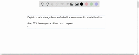 explain-how-hunter-gatherers-affected-the-environment-in-which-they-lived-49994