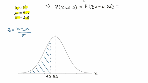angle-ivarks-total-13-marks-the-length-of-a-snake-in-a-zoo-is-normally-distributed-with-a-mean-of-53-mathrmcm-and-standard-deviation-of-25-a-snake-is-selected-at-random-what-is-the-probability-that-th