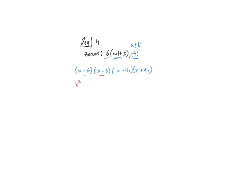 form-a-polynomial-fx-with-real-coefficients-having-the-given-degree-and-zeros-degree-4-zeros-6-multiplicity-24i-enter-the-polynomial-let-a-represent-the-leading-coefficient-fxa-22337