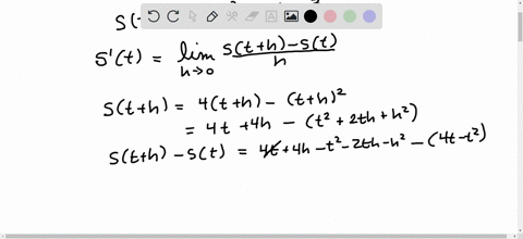 find-the-equation-of-the-tangent-line-of-st-4t-t2-at-the-point-where-t-3-use-the-definition-of-the-derivative-to-find-you-answer-84117