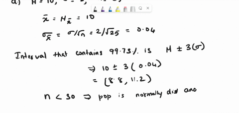 for-each-situation-in-exercise-79-find-an-interval-that-contains-approximately-or-exactly-9973-percent-of-all-the-possible-sample-means-in-which-cases-must-we-assume-that-the-population-is-n-13732