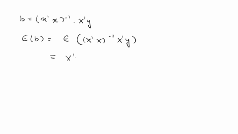 121-estimated-regression-coefficients-to-obtain-the-estimated-regression-coefficients-from-the-normal-equations-10-by-matrix-methods-we-premultiply-both-sides-by-the-inverse-of-xx-xx-ixlxb-x-39186