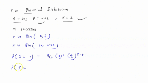 a-binomial-probability-experiment-is-conducted-with-the-given-parameters-compute-the-probability-of-x-successes-in-the-n-independent-trials-of-the-experiment-n-20-p-002-x-2-p2