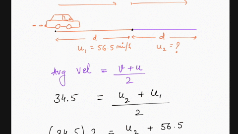 1-a-car-travels-along-a-straight-line-at-a-constant-speed-of-565-mih-for-a-distance-d-and-then-another-distance-d-in-the-same-direction-at-another-constant-speed-the-average-velocity-for-the-17088