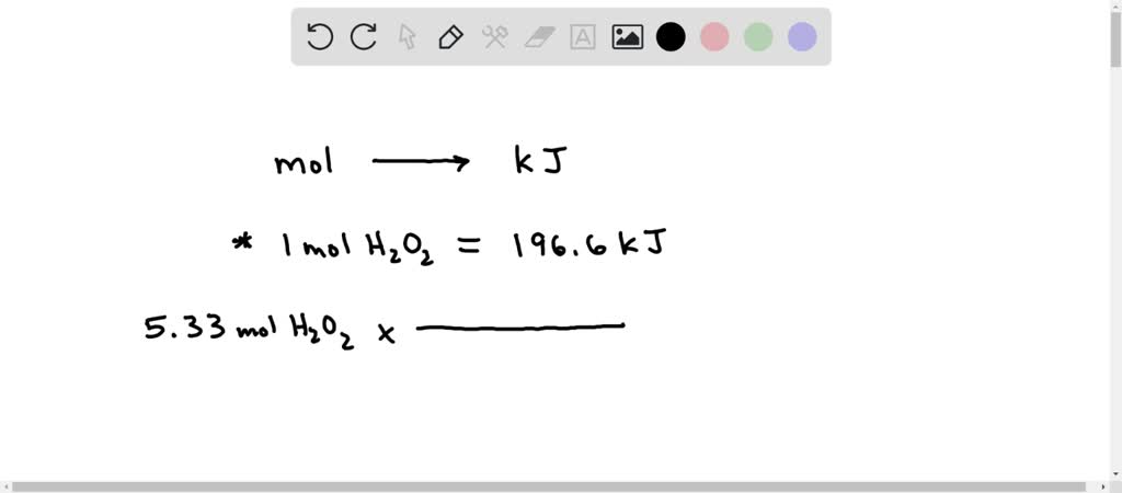 SOLVED: The decomposition of hydrogen peroxide to form water and oxygen ...