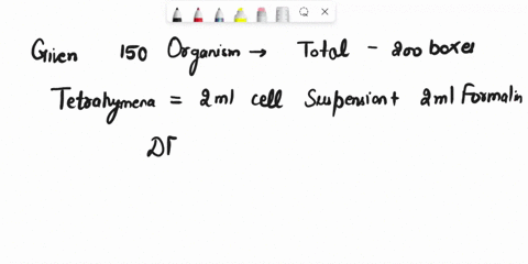 [GET ANSWER] using a sedgewick rafter chamber you counted 150 organisms ...