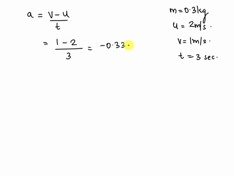 a-hockey-puck-having-a-mass-of-03-kg-is-slid-across-the-ice-starting-with-a-speed-of-2-ms-and-slowing-to-1-ms-after-traveling-for-3-s-what-is-the-coefficient-of-friction-between-the-puck-and-the-ice