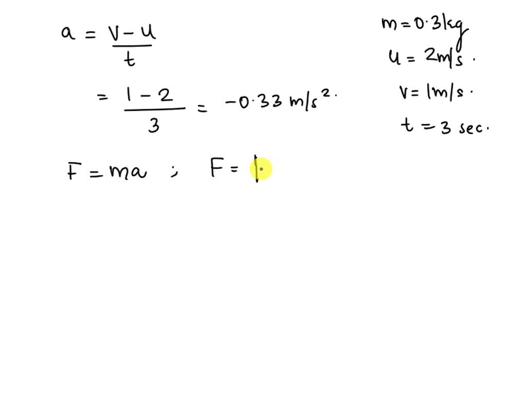 SOLVED A hockey puck (mass =3 kg) leaves the players stick with a