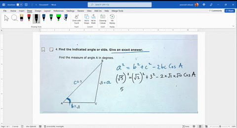 4-find-the-indicated-angle-or-side-give-an-exact-answer-find-the-measure-of-angle-a-in-degrees_-34457